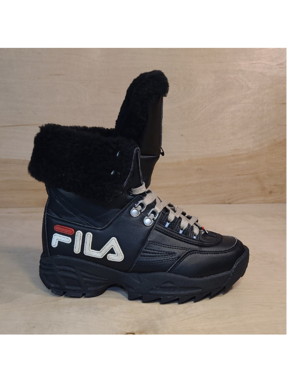 Fila Disruptor Shearling Fur Lined Winter Boots